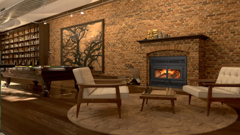 Why Buy a High-Efficiency Wood-Burning Fireplace Insert?